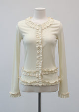 lady frill cardigan 