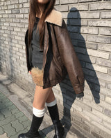 ヴィンテージファーレザージャケット