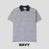 コーククロップストライプスリーブTシャツ