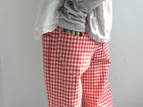 Heart Pocket Check Pants