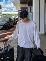 メゾンボートネック長袖Tシャツ
