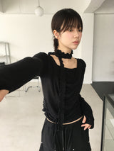 ミックスドレープスカーフT