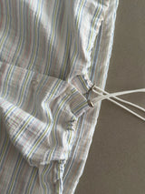 Vintage String Pintuck Shirts - Cotton Candy(Stripe)
