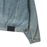 25SS OVERSIZE DENIM HOODIE TRACKER LIGHT BLUE