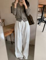 Two Pintuck Cotton Wide Pants (3color)