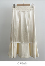 26SS★ Sotime Tassel Jacquard Flared Skirt