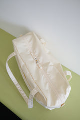 standard duffle bag (cream yellow)