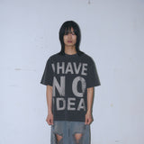 Untitled ノーアイディア ピグメントウォッシュ ショートスリーブ Washed Black