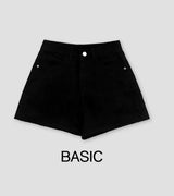 [2TYPE] Basic highwaist short pants