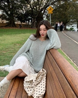 [ORIGINAL] Salted Summer Raglan Boucle Knit