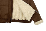 [Fur Lining] Rat Wool Suede Mustang Jumper