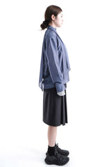 DRAPE SCARF BLOUSE