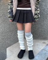 ウールプリーツパンツスカート