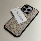 [+Magsafe] ブルームカラーアイボリーエポキシバンパーケース