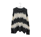 Jera Rouge Alpaca Color Block Knit (5c)