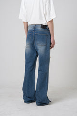 FLARE FIT DENIM PANTS