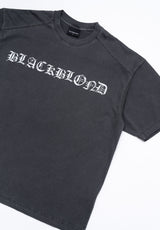 BBD クラッシュドフェイスピグメントTシャツ (Charcoal)