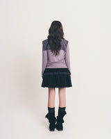 sailor stripe top / grape