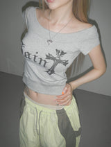 saint scoop neck top (5 color) 