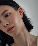 [925 silver] Deux.silver.211 / ミニビルピアス(シルバー)