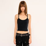 Low Tank Top - Black
