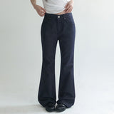 [Adborn] Herringbone Bootcut Cotton Pants - 3Color