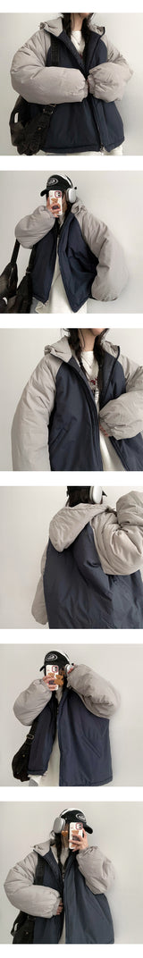 Bilson Raglan Hooded Padded Jumper