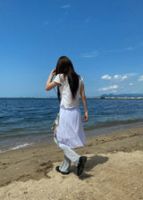 ベールラップスカート