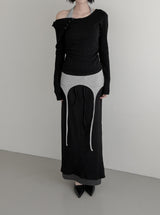 If Button One-Shoulder Off-Tee