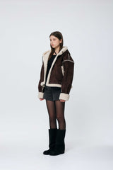 ADORABLE HOOD MUSTANG / BROWN