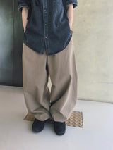 ルーズワッペンウォッシュハーフシャツ 2C