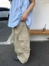 コットン ビッグ カーゴパンツ