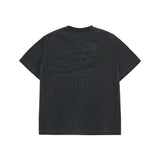 24FW APPLIQUE LOGO PIGMENT SHORT SLEEVE T-SHIRT CHARCOAL