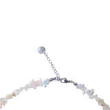 mini gemstone necklace (pink)