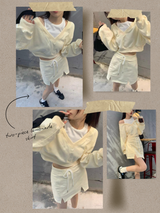 [SALE]two-piece lemonade skirt