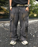 DV Glam Cargo Dirty Denim Pants (1C)