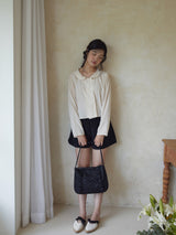 Classic ruffle bag_black(nylon)