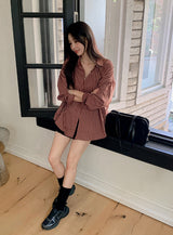 #CT Stripe Overfit Long Sleeve Shirt (3color)