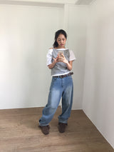 シーポケットストレートデニム(1color)