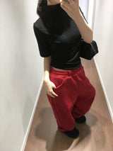 ルネシルキーポロTシャツ (4 Colors)