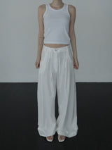Curble Round Pocket Pintuck Pants