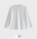 [ Self-made ] Signature Essential Overfit Plain Long Sleeve T-shirt