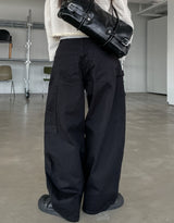 Wellow D-ring cotton balloon pants