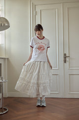 26SS★ ストロベリークロップリンガーT
