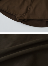 [SHOPPERMADE] Latte Suede Tiered Mini Skirt (2color)
