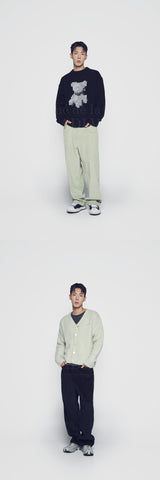 24FW ワイドビッグコーデュロイパンツ ブラック