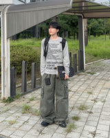 Lansen Pigment Washing Cargo Pants