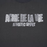 24FW クレヨンドローイングロゴショートスリーブTシャツ チャコール