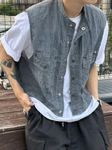 Cropped pigment vest 2C