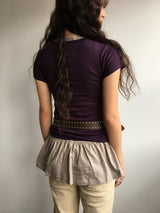 Antique frill sleeveless top (4color)